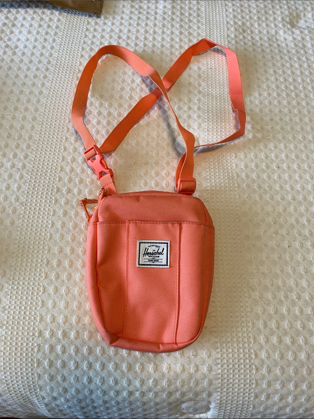 Herschel Crossbody Bag in Coral Pink